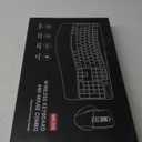 Wireless Keyboard and Mouse Combo, 2.4G Full Size Wave Keys Ergonomic Keyboard with Wrist Rest and 3-Level DPI Adjustable Wireless Ergonomic Mouse for Windows, Mac OS Desktop/Laptop/PC(Black)