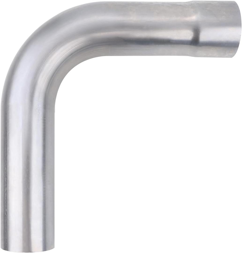 A-KARCK Exhaust 90 Degree Tube 2.25" OD, Mild Steel Exhaust Pipe Mandrel Bend, Custom Your Own Exhaust System