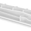 W10671238 Fridge Drawer Center Rail,Refrigerator Drawer Slide Rail for Whirlpool Kenmore KitchenAid Maytag Amana Refrigerator Drawer Parts WPW10671238 8208326 12530701