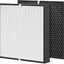EJ120 Replacement Filter Compatible with EJ Air Purifier, Include Efficiency Filter and Activated Carbon Filter