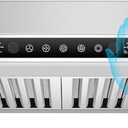 AAOBOSI Range Hood 30 inch Under Cabinet, (Upgraded)800-CFM Gesture Sensing/Touch Control/Motor,3 Speed Range Hood with LED Lights Exhaust Fan, Stainless Steel Kitchen Vent Hood