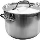 20 Qt Stainless Steel Stock Pot w/Cover