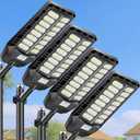 Deepn Ultra Bright Solar Lights Outdoor 8000W with Motion Sensor, TW003, 8000W*4PACK