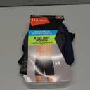 Hanes mens Stay Dry Pouch Boxer Briefs, Performance Stretch Boxer Brief With Leak Protection, 3-pack (Medium, Black, Grey, Navy Blue)