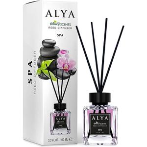 Nature's Scents Spa Reed Diffuser, 3.3 Fl Oz, 100 ml, with Black Reeds