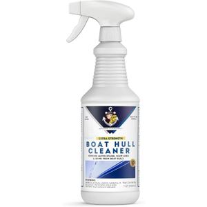 Captain Don's Boat Hull Cleaner  Marine-Grade Formula for Water Spot Removal and Fiberglass Stain Cleaning  Must-Have Boat Cleaning Supply (32 oz.)