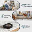 Lahome Vintage Floral Entryway Rug, 2x3 Kitchen Rugs Non-Slip Washable Indoor Door Mat Entrance,Ultra-Thin Soft Front Door Mat for Bathroom Small Throw Carpet for Bedroom(2x3ft,Grey)