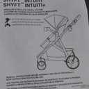 Evenflo Shyft Intuiti+ Travel System Featuring Revolve180 LiteMax NXT Rotating Rear-Facing Lightweight Preemie and Infant Car Seat with SensorySoothe 3-30 lbs. (Dubhan Black)