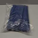 MYSKY HOME Navy Blue Blackout Curtains, 90 Inch Long for Living Room & Bedroom, Grommet Window Curtains, Privacy Protect, Room Darkening, Single Panel, 52 x 90 Inch