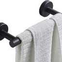 Hand Towel Holder for Bathroom Hardware Set, SUS304 Stainless Steel Towel Bar, 9-Inch Matte Black Bathroom Accessories Towel Rack, Wall Mounted.