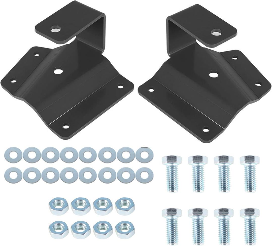 Labwork 2 Rear Axle Drop Hangers Lowering Kit Replacement for Chevrolet Silverado 1500 Replacement for GMC Sierra 1500 Pickup 1999-2006