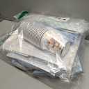 232 Pcs Beary First Birthday Decorations, Teddy Bear One Year Old Birthday Balloon Garland, Banners, Baby First Teddy Bear Backdrop, Plates and Napkin Set 2 Pcs Bear Tablecloth Blue Brown and White