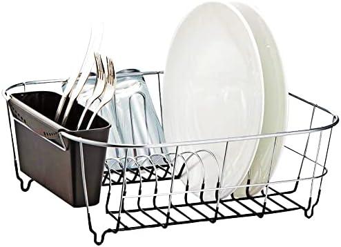 Neat-O Deluxe Chrome-Plated Steel Small Dish Drainers (Black)