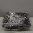 4 Pcs Rubber Feeder Pan,3 Gallon Horse Feed Bucket Utility Feed Bucket,Large Utility Heavy Duty Horse Trough Feeder for Pig Goat Chicken Dogs Farm Small Animal