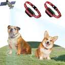 Wireless Dog Fence for 2 Dogs, GPS Wireless Dog Collar with 3 Warning Modes, Pet Containment System with AI Smart Signal, Electric Fence Collar for Outdoor Use(2 Collars)