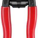 WORKPRO 8-inch Mini Bolt Cutter with Recess and Spring, Compact Bolt Cutters with Comfortable Soft Grip, Security Lock,CR-V Steel Blade for Wire, Cables, Chains, Small Screws