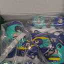 Dino Kids Toddler Roller Skates for Boys Girls, WESKIFAN Dinosaur Quad Skating Shoes with Shiny Light up Wheels&Adjustable Sizes Beginners rollerskates for Birthday Xmas Gifts, X-Small-Toddler (7C~10C), Blue