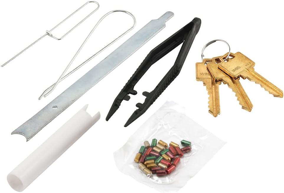 PRIME-LINE E 2404 Re-Keying Kit Rekey All Locks to One Key, For Weiser Brand 5-Pin Style Locks (1 Kit)