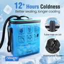 NEWGO Cold Therapy Machine with Programmable Timer for Knee & Shoulder After Replacement Surgery, Lightweight Ice Machine Compression Pad with Quiet Pump for Swelling, Injuries, Joint Pain, Arthritis