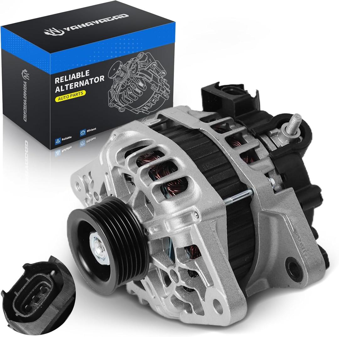 13209N 373002B300 Alternator 1.6L L4 for Kia Rio 1.6L 2012 2013, for Hyundai Accent 1.6L 2012-2017, for Hyundai Veloster 1.6L 2012-2017 Replace 373002B500 2607372 2608483 2616741 37300-2B510