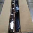 Rear Step Bumper W/Step Pad Compatible for 2006 2007 2008 Ford F150 F-150 Pickup FO1103141 W/Parking Sensor Holes Steel Back Bumpers Assembly -Black