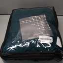 yescool Weighted Blanket for Adults (20 lbs, 60 x 80, Dark Green) Cooling Heavy Blanket for Sleeping Perfect for 190-210 lbs, Queen Size Breathable Blanket with Premium Glass Bead, Machine Washable