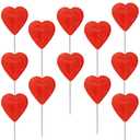 Fruidles Lollipops Double Heart Shaped Flavored, Individually Wrapped 18 Gram Lollipop (480-Pack, Red Double Heart) (EXP 08/06/27)
