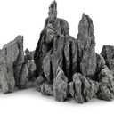 Unocho Seiryu Stone Aquarium Rocks 40lb Natural Fish Tank Rocks for Aquascaping Garden Landscaping Decoration Paludarium Amphibian Enclosures(3-12 Inches)