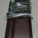 HNLISA Bamboo Couch Cup Holder Arm Tray Table，Foldable Couch Drink Holder Armrest Table，Sofa Arm Rest Tray，Flexible Arm Chair Table Recliners for Drink,Cups, Snacks, Phone, Remote (Mahogany)