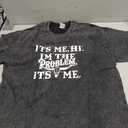 RUSASKO Womens It's Me Hi I'm The Problem It's Me Novelty Print T Shirts, Large