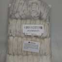 Set of 4 Neutral Decorative Throw Pillow Covers 16x16 Inch Corduroy Pillow Covers for Bed Couch Sofa Living Room Soft Square Cushion Cases