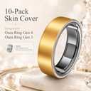 10 Pack Skin Protector Compatible with Oura Ring 4/3 Cover