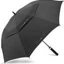 ZOMAKE Golf Umbrella, Large Windproof Heavy Duty Umbrellas 62in, Black