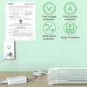 Power Cord for Cricut Explore air 2, Expression 2, Maker, Explore Air, Explore One Create Cake Mini Original Replacement for Cricut Maker KSAH1800250T1M2 Cutting 18V Charger Power Supply (White)