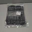 2 x 4 Pack Mesh Cosmetic Bags, Nylon Mesh Makeup Bags Set, Multipurpose Makeup Pouches, Travel Essentials Beauty Bag Set(Black) (Cube+Flat)