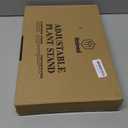 Rnined Plant Stand Indoor, Bamboo Plant Shelf, Adjustable Corner Plants Flower Holders Single Floor Plant Stand, Fits 8 to 12 Inches Pots (Pot & Plant Not Included)(Nature)