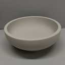 OAKOA Concrete Fruit Bowl for Kitchen Counter Large Decorative Bowls for Home Decor Modern Key Bowl for Entryway Table Pedestal Bowl for Keys, Gray