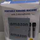 Karaoke Machine, Portable Bluetooth Karaoke Speaker with 2 Wireless Microphones, PA System for Adults Kids with LED Lights & Echo Adjustment, Supports TWS/TF/USB/AUX for Home Party (T03-2 MICS)