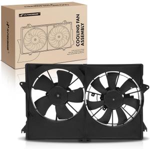 A-Premium Engine Radiator Cooling Fan Assembly Compatible with Select Chrysler Models - Pacifica 2004 2005 2006 2007 2008 - Replace # 5102428AA, 5102429AA