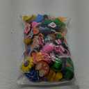 Random Different 50PCS 0.4in Straw Covers Cap Dust Proof Cute Reusable Drinking Straw Toppers PVC for 9-10mm Tumbler Cup Straws Accessories