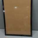 U Brands Cork Bulletin Board, 17" x 23", Black Wood Frame