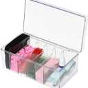 Lash Extension Organizers and Storage, Lash Extension Supplies Organizer, Lash Cart Organizer, Acrylic Large Capacity Eyelash Extension Supplies Storage Box, Lashes Supplies Container