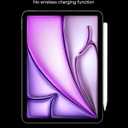 MoKo Pencil for iPad (A16) 11th 10th Gen, Stylus Pen for 2018-2025 Apple iPad 11/10/9/8/7/6/A16, Mini 7/6/5, Air M3/M2 11"/13"/5/4/3, Pro M4 13"/12.9"/11" Tilt Sensitivity, USB-C Fast Charging,White