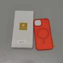 Miracase Magnetic for iPhone 14 Case 6.1 inch (Compatible with MagSafe)with 2X Screen Protectors Military-Grade Protection, Anti-Fingerprint Translucent Matte Phone Case Cover, Red