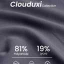 BAYDI Clouduxi Biker Shorts for Women 6" High Waisted Workout Gym Running Shorts Womens Buttery Soft Yoga Pants (Gray, M)