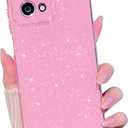 MINSCOSE for Moto G Stylus 2023 Case,Cute Super Vibrant Neon Glitter Shiny Bling Sparkly Case Thin Slim Shockproof Camera Protection Cover for Women Girl for Motorola Moto G Stylus 2023-Pink