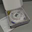 Automatic Pill Dispenser for Elderly with Alarm - 28 Day Smart Pill Box for Alzheimers Care, Easy-Read LCD Display, Key Locked, Alarm & Light Reminder for Medication, Vitamins, Supplements