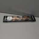 Garbendy Black Gold Foil Christmas Wrapping Paper Roll - Mini Roll - 17 inch X 120 inch Per roll - Reversible 3 Different Design with Glitter Metallic Foil Shine (42.5 sq.ft.ttl)