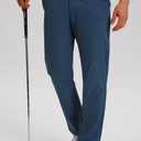 CNBQDD Dress Pants for Men Lightweight Golf Casual Slacks (Blue, L)