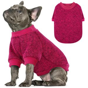Queenmore Dog Fleece Sweater,XS Dog Sweater,Sweatershirt for Small Dogs,Sweatshirts for Dogs Girl Boy,Warm Soft Fleece Lining Pet Winter Pullover for Male Female Cats Puppy,Blue